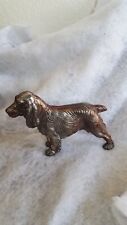Vntg/Antique Copper Color Metal Cocker Spaniel Dog Figurine 5