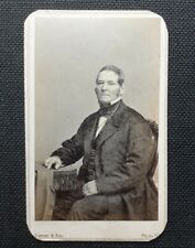Distinguished MAN cdv J. GURNEY & Son 707 Broadway NY photo chair table picture