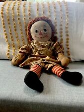 Vintage Raggedy Ann Music Box Doll 1940s Johnny Gruelle’s Own Very Loved picture