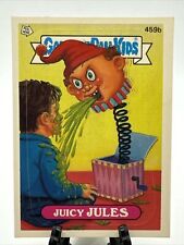 1987 Topps Garbage Pail Kids 11 Juicy Jules 459b Single Line Error Dark Yellow picture