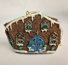 Enesco Church Christmas Ornament Brick By Brick O Holy Night Mary Janninck 1998 picture