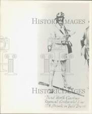 1976 Press Photo Artwork of Revolutionary War Private in Field Dress, circa 1778 picture