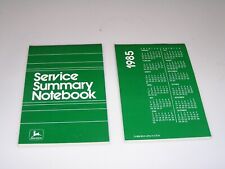 2X Vintage 1983-85 John Deere Service Summary Notebook notebooks NEW NOS picture