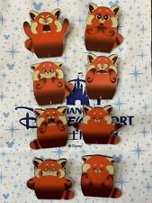 Shanghai Disney Exclusive Pixar Turning Red Meilin Mystery 8 Pins - Whole Set picture