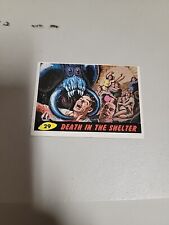 Genuine 1962 Mars Attacks Topps Bubbles  Card - #29 Death In The Shelter  picture