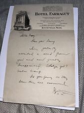 Old Letter Hotel Farragut Letterhead Stationary Knoxville TN Tennessee History picture