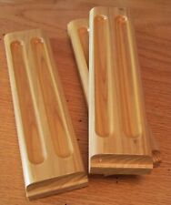 Lot of 2 PEN TRAYS Solid Yellow (Vintage) Pine picture