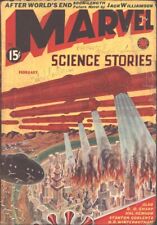 Marvel Science Stories 1939 February, #3. Cover by Frank R. Paul.  Pulp picture