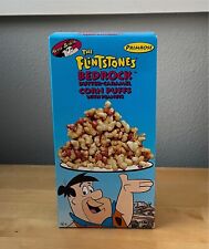 Flintstones Bedrock Corn Puffs, Hanna-Barbera, Snack Box, Sealed, 1994 Vintage picture