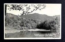 1920s Morse Pond Sterling Mountain Smugglers Notch Vermont Vintage RPPC Postcard picture