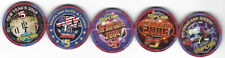 FIVE $5 CASINO CHIPS FROM THE TROPICANA CASINO LAS VEGAS, NV-NOW CLOSED picture