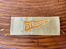 Antique Syracuse University Egyptienne Luxury Tobacco Silk Scarf Circa 1910s picture