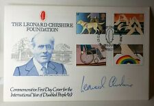 Leonard Cheshire VC Signed Cover Leonard Cheshire foundation 1981 Victoria Cross picture