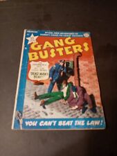 GANG BUSTERS 17 GOOD - GOOD + LOOSE COVER DC COMICS 1950 picture