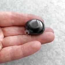 Shungite Stone Authentic Polished Russian black Real mineral from Karelia, Tolvu picture
