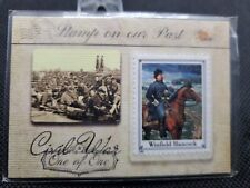 2018 Pieces Of The Past Civil War Relic Stamp Hancock 1/1 One of One picture