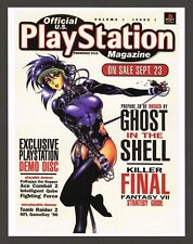 Official US Playstation Magazine Issue 1 Ghost In the Shell PS1 Art Print Poster picture