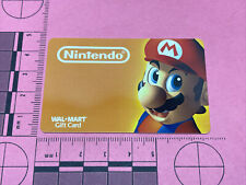 Walmart Rare Nintendo Collectable Gift Card Super Mario It’s Me  JD picture