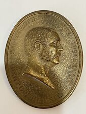 Vintage Peace Medal Chester A. Arthur President United States 1881 Oval Bronze picture