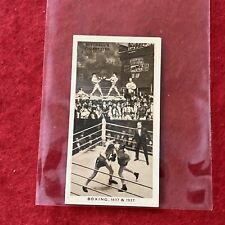 1937 Stephen Mitchell & Son “Wonderful Century” Boxing Tobacco Card #33   EX-NM picture