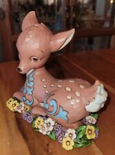 Jim Shore Flower Bed Fawn Baby Deer - Heartwood Creek  - Sweet picture