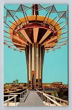 Tulsa OK-Oklahoma, Oral Roberts University Prayer Tower, Vintage Postcard picture