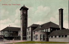 Vintage C. 1907 Union Train Depot Old Town Chinatown Portland Oregon Postcard picture