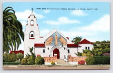 c1940s Mary Star of the Sea Catholic Church La Jolla California CA Postcard picture