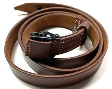 WWII GERMAN MP LEATHER CARRY SLING-BROWN LEATHER picture