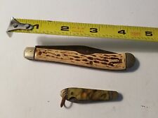 Vintage Lot Of 2 Pocket knifes.  Unknown Makers.  B picture