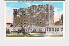 PPC Postcard OH Ohio Hamilton Anthony Wayne Hotel Exterior Kraemer Arts picture