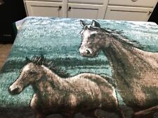 Biederlack Of America Blanket Mare With Foal Running Mountains 72”x 56” picture