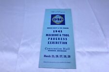 Vintage 1941 American Society of Tool Engineers Exhibition Program picture