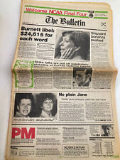 The Bulletin Newspaper March 27 1981 Carol Burnett Libel $24,615 for Each Word picture