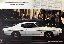 Vintage 1970 Pontiac GTO original color Ad PN028 picture