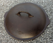 Vintage Cast Iron Skillet  Lid Only Marked 9 picture
