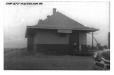 CR&P Railroad Depot Millerton, Iowa RPPC 1951 Postcard 404 picture
