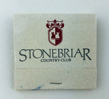 Vintage Stonebriar Country Club Frisco Texas TX Matchbook 1990's picture