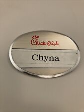 Chick-Fil-A Employee Uniform Name Tag Badge Pin picture