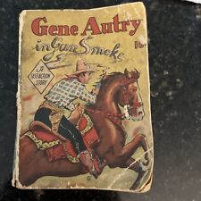vintage BIG LITTLE BOOK: DELL FAST-ACTION: GENE AUTRY IN GUN SMOKE, 1938 Intact picture