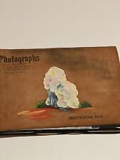 Photo Album W/Approx 120 Photos Trip Scrapbook 1951 Yellowstone Brochures More picture