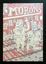 MORONS #1 Hi-Grade Rare Small Print Indie Comic Keith Jones 2012 picture