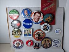 Lot of 16 Ronald Reagan Bush Sr Pinback Button Pins Political Campaign picture