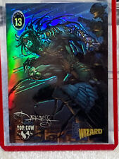 1996 Wizard Magazine The Darkness #13 Embossed Chromium Trading Card NM Promo picture