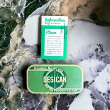 Vintage DESICAN Dry Air Products Corp Absorbent in Original Tin with Instruction picture