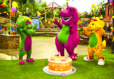 BARNEY AND FRIENDS Photo Magnet @ 3
