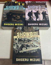 Showa 1939-1944 1944-1953 1953-1989 A History of Japan 3 Book Lot SHIGERU MIZUKI picture