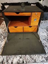 RARE WWII US ARMY PORTABLE WRITING FIELD DESK OFFICER picture