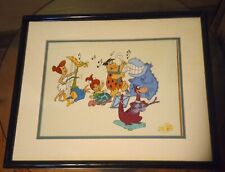 VINTAGE HANNA BARBERA  CELL FRAMED AND MATTED   16x20 picture