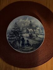 1980 Kaiser Joys Of Winter Plate,made In Germany. picture